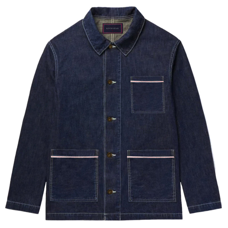 "SHOTA" Japanese Denim Overshirt (Made to order)