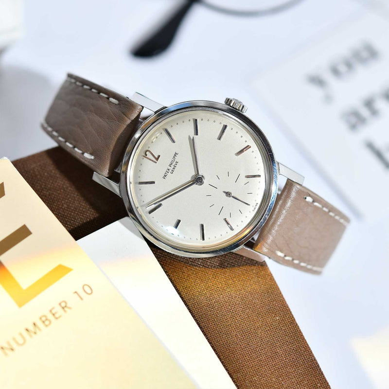 Calatrava Ref.3417 Amagnetic Steel Dress Watch
