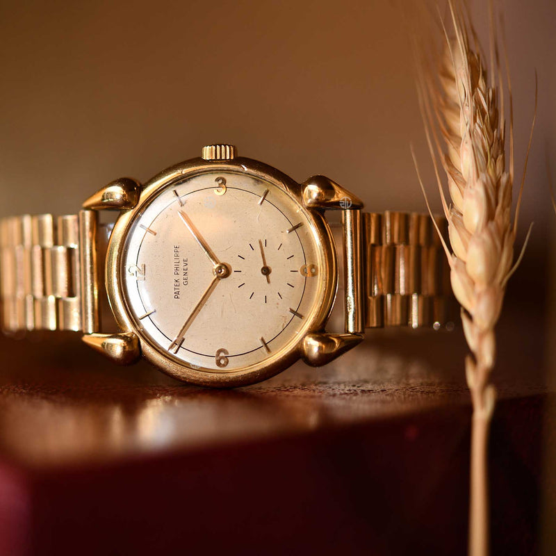 Calatrava Ref.2432J 'Scarab' Gold Bracelet Watch