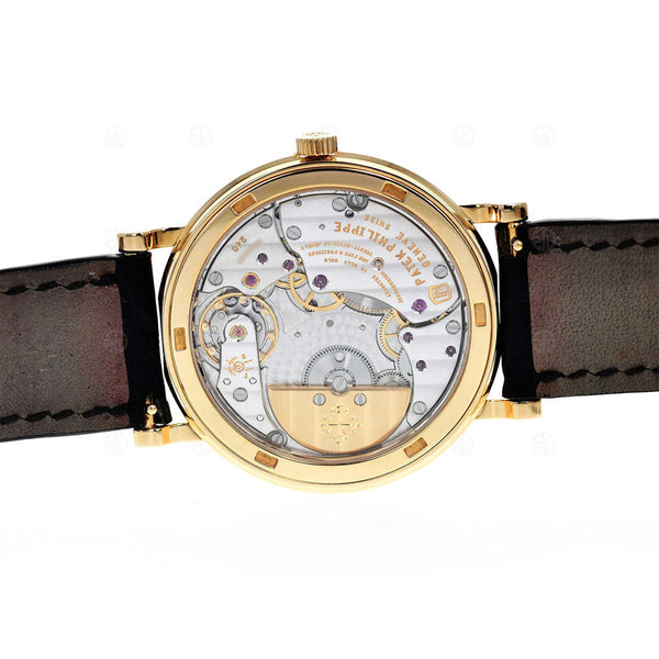 Calatrava Ref.5120J Clous de Paris Yellow Gold Dress Watch
