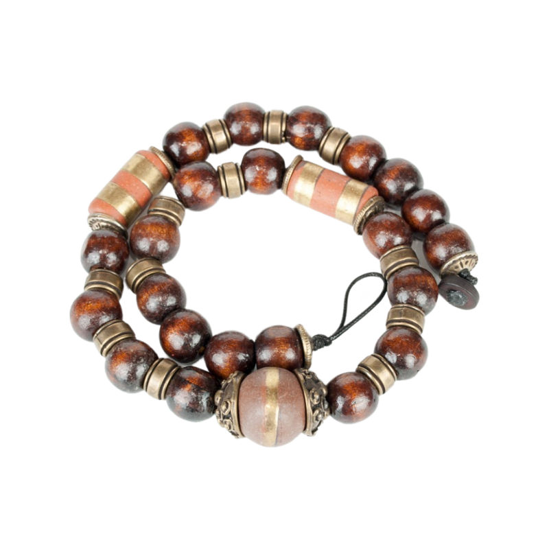 Tribal copper necklace