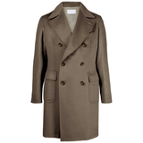 Cashmere Blend Double Breasted Coat (Made to Order)