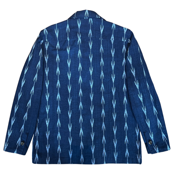 "Sakamoto" Japanese Indigo Slub Cotton Shirt Jacket (Made to Order)