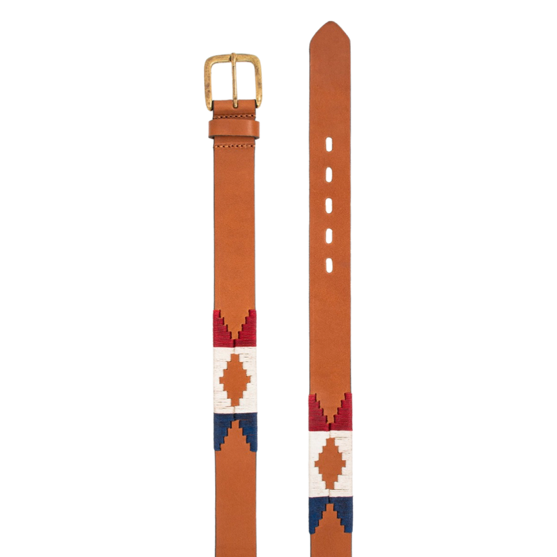 Gaucho Belt - Chestnut / Multi