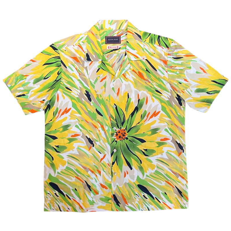 Printed Cotton Hawaiian Shirt