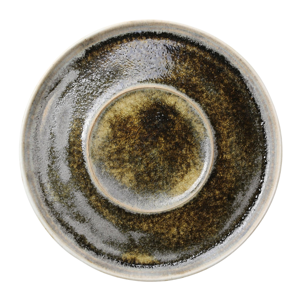 Yusuke Wakasa Natural Ash Glaze Round Dinner Plate