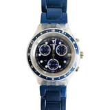 *NEW* Vintage Swatch Irony Diaphane Chrono BE COLORFUL SVGK4077AG