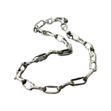 Oxidized sterling silver necklace - 104