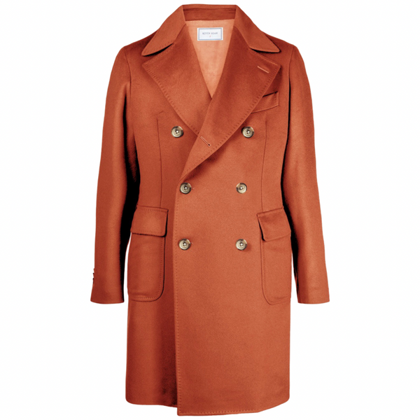 Cashmere Blend Double Breasted Coat (Made to Order)