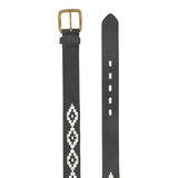 Gaucho Belt - Black / White