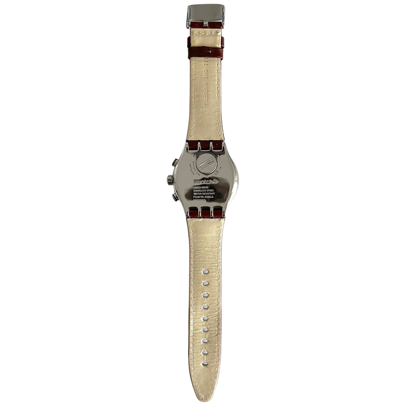 *NEW* vintage Swatch Irony Chrono STOCK XCHANGE YVS429