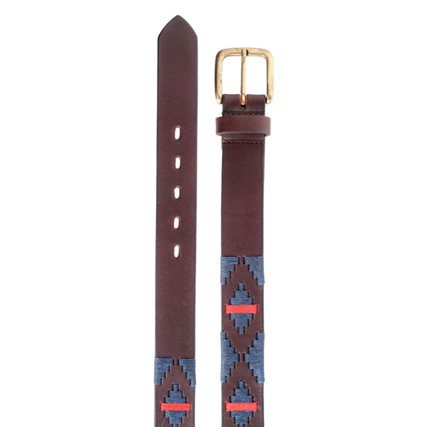 Gaucho Belt - Dark Brown / Multi