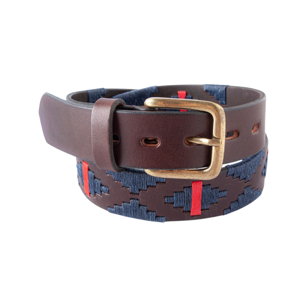 Gaucho Belt - Dark Brown / Multi