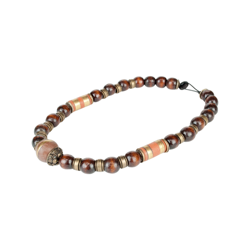 Tribal copper necklace