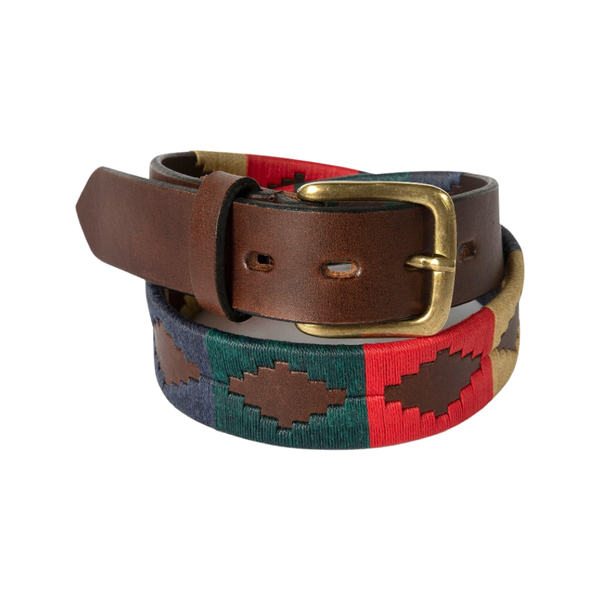 Gaucho Belt - Dark Brown / Multi