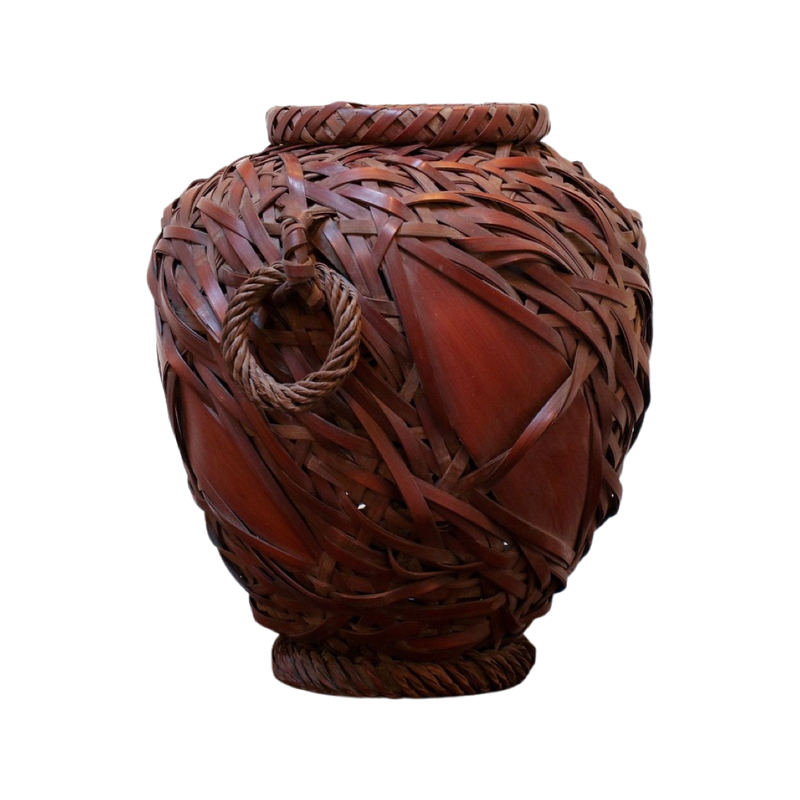 Vintage Japanese Ikebana Basket