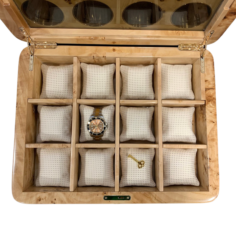 Mapa Burl Watch Box