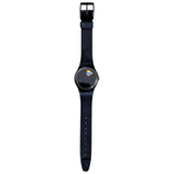 *NEW* Vintage rare 1989 Swatch Gent COLOR WINDOW GB715