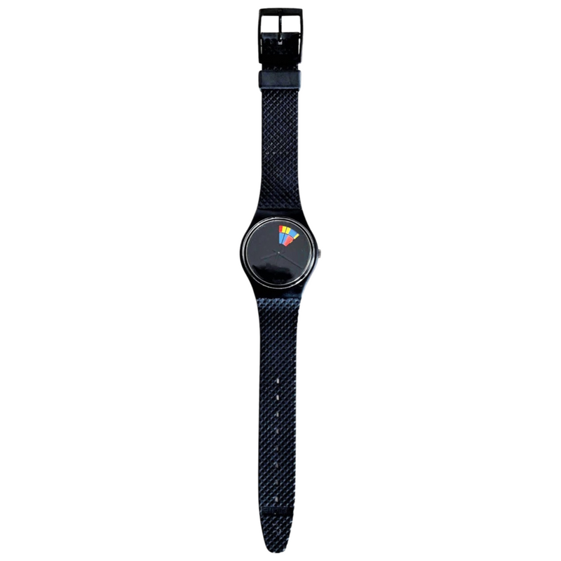 *NEW* Vintage rare 1989 Swatch Gent COLOR WINDOW GB715
