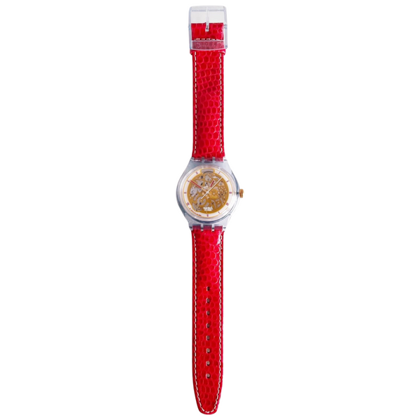 *NEW* Vintage rare 1994 Swatch SAN103 Automatic ABENDROT SAN103