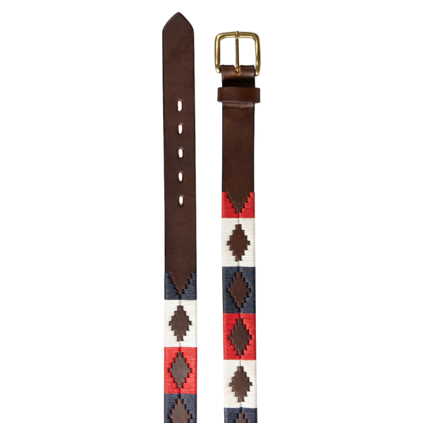 Gaucho Belt - Dark Brown / Multi