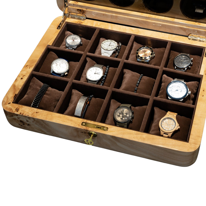 Mapa Burl Watch Box