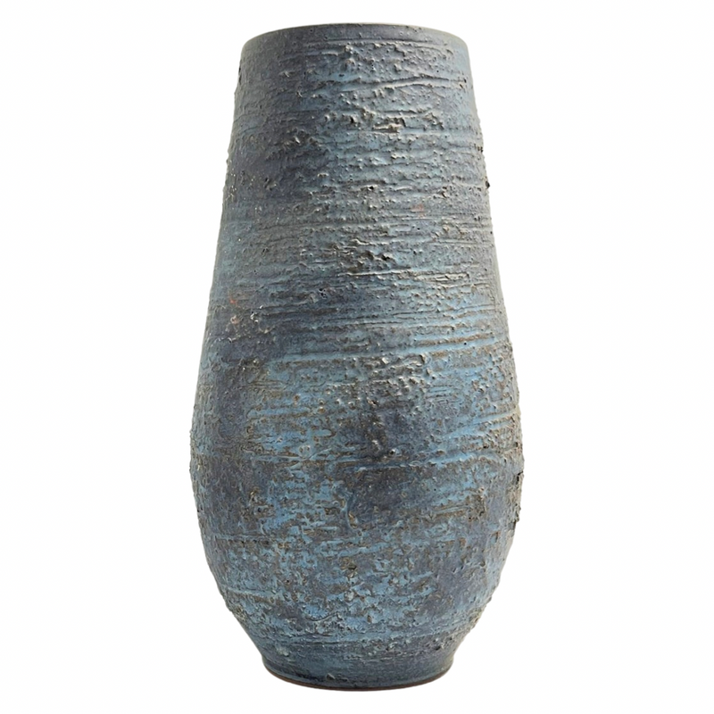 Vintage Silberdistel Keramik Vase