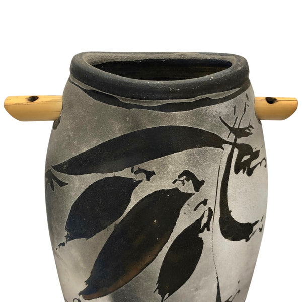 Vintage Scott Lindberg Raku Ceramic Vase