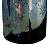Vintage Michael Harris Isle of Wight Studio Glass Vase - "Black Azurene"