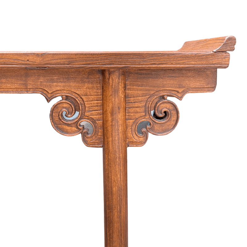 Weathered Elmwood Console Table