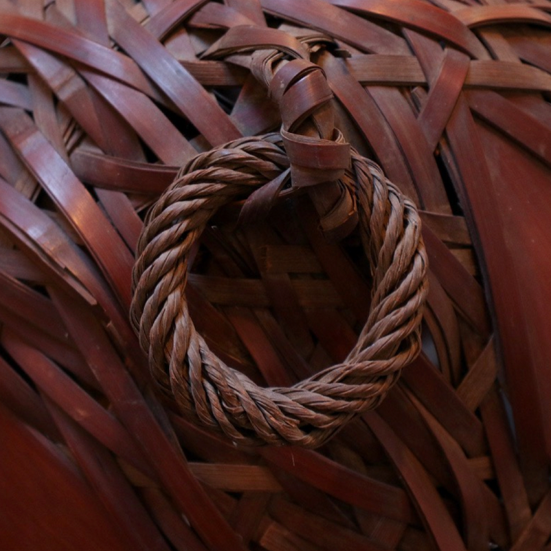 Vintage Japanese Ikebana Basket