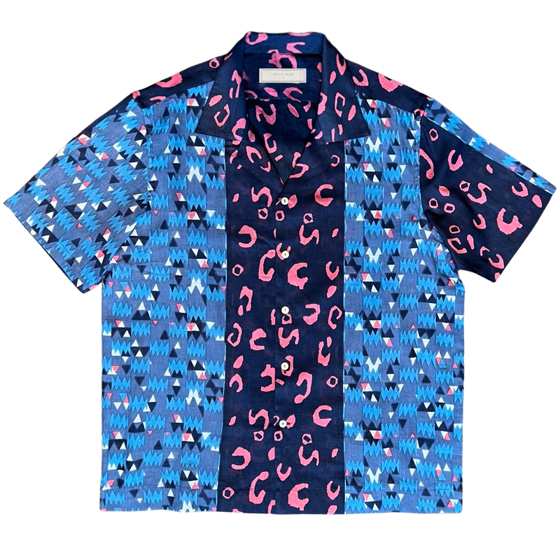 "Africana" Printed Short Sleeve Shirt