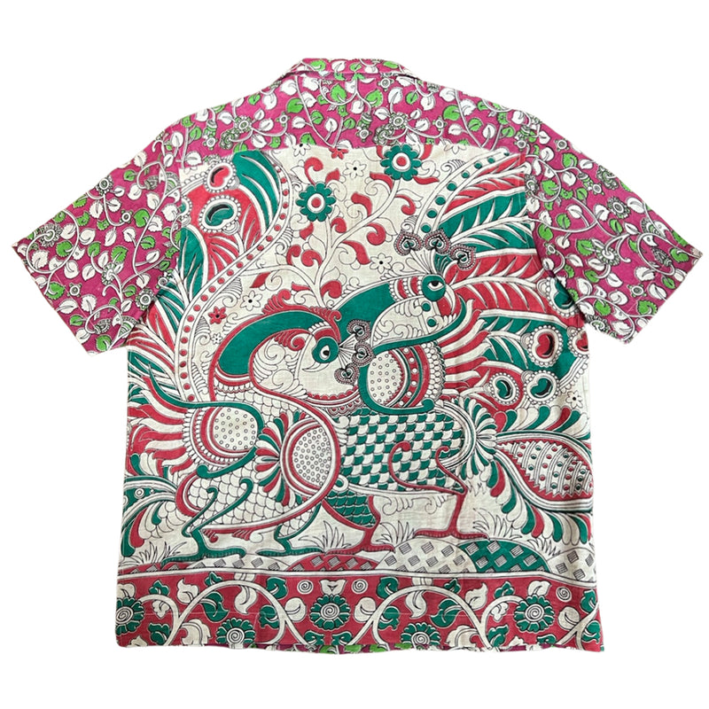 "BIRDS" Series Hand Painted Short Sleeved Shirt