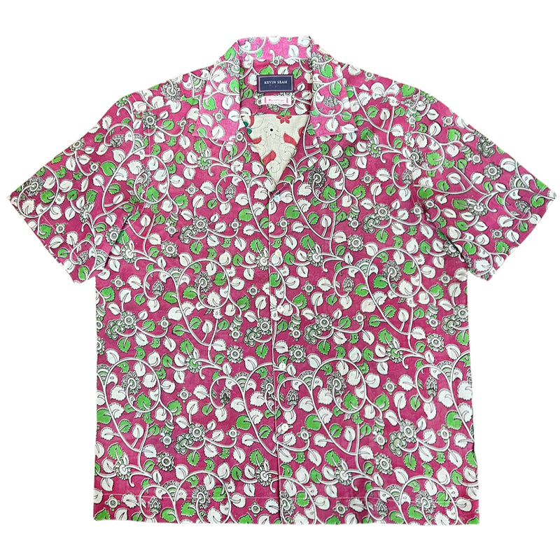 "BIRDS" Series Hand Painted Short Sleeved Shirt