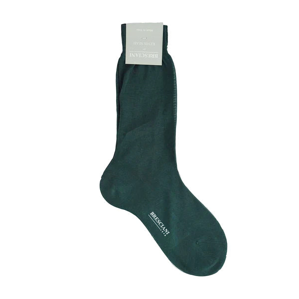 Dark Green Mid Calf Socks
